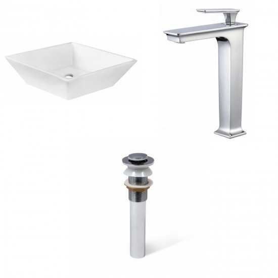 15.75-in. W Bathroom Vessel Sink Set_AI-33811