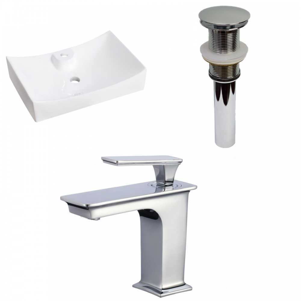 26-in. W Bathroom Vessel Sink Set_AI-33813