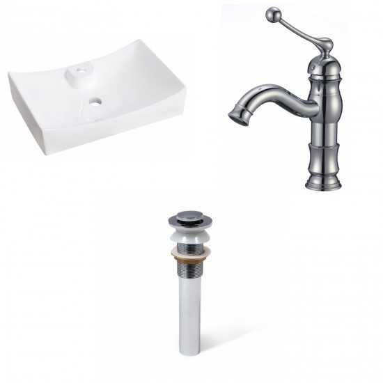 26-in. W Bathroom Vessel Sink Set_AI-33819