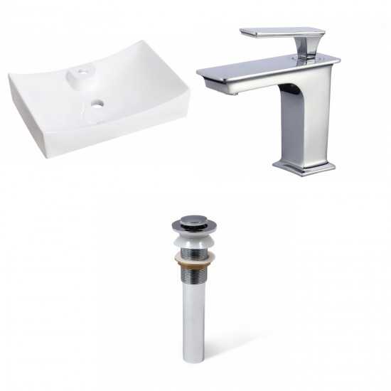 26-in. W Bathroom Vessel Sink Set_AI-33821