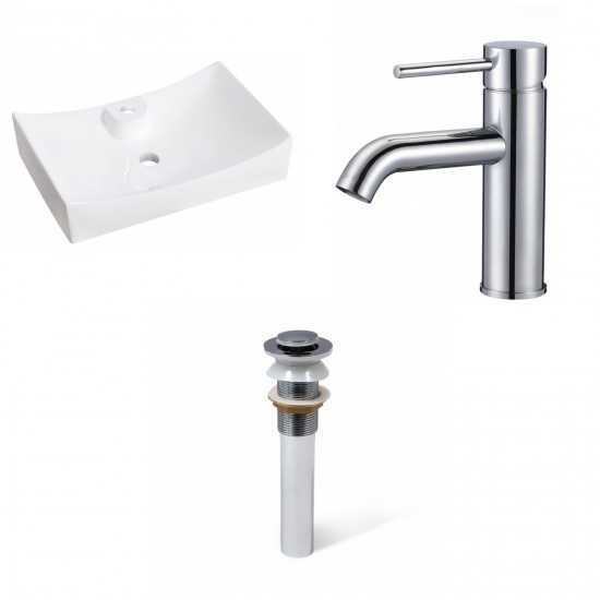 26-in. W Bathroom Vessel Sink Set_AI-33822