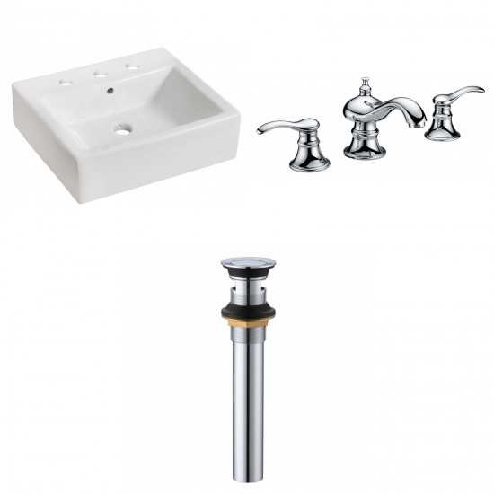 21-in. W Bathroom Vessel Sink Set_AI-33827