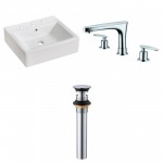 21-in. W Bathroom Vessel Sink Set_AI-33828