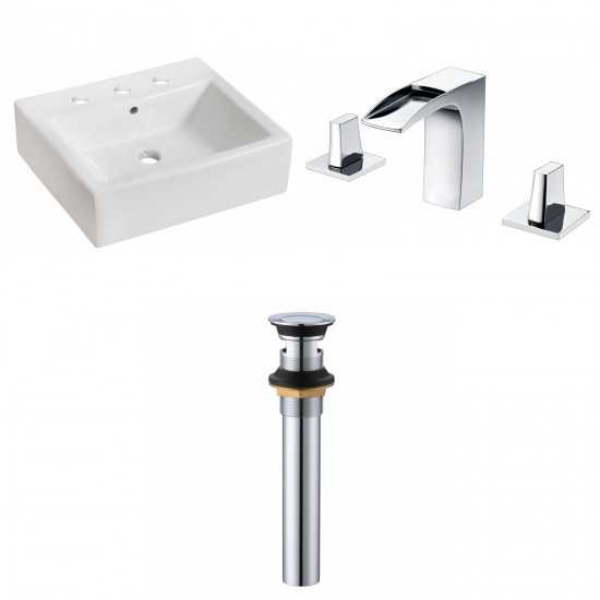 21-in. W Bathroom Vessel Sink Set_AI-33829