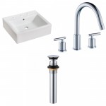 21-in. W Bathroom Vessel Sink Set_AI-33831