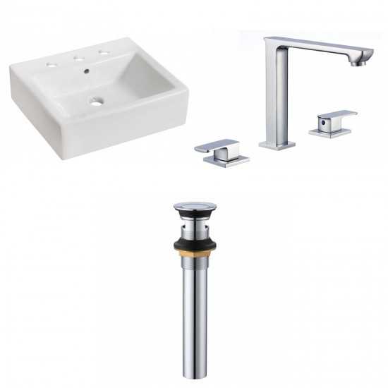 21-in. W Bathroom Vessel Sink Set_AI-33833