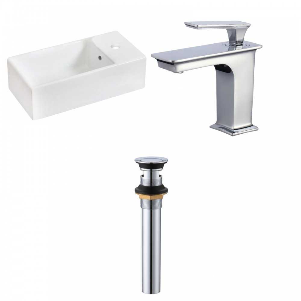 19.25-in. W Bathroom Vessel Sink Set_AI-33843