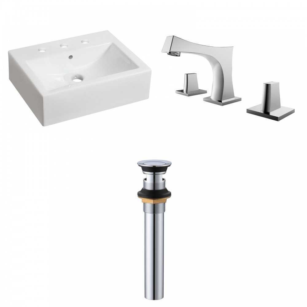 20.25-in. W Bathroom Vessel Sink Set_AI-33878