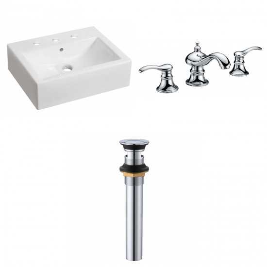 20.25-in. W Bathroom Vessel Sink Set_AI-33879