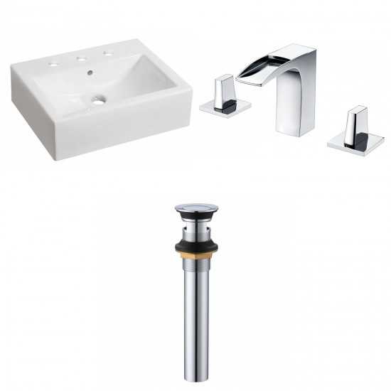 20.25-in. W Bathroom Vessel Sink Set_AI-33881