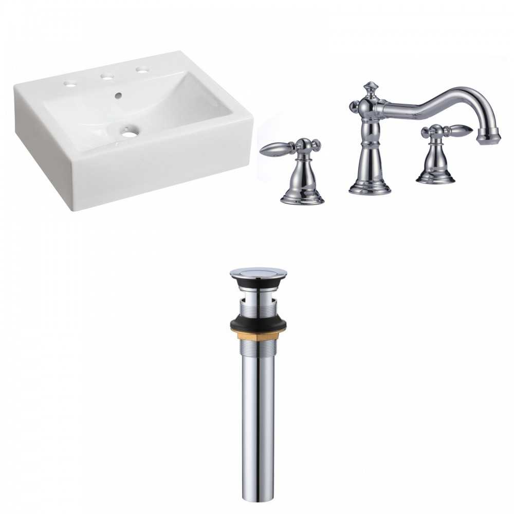 20.25-in. W Bathroom Vessel Sink Set_AI-33882