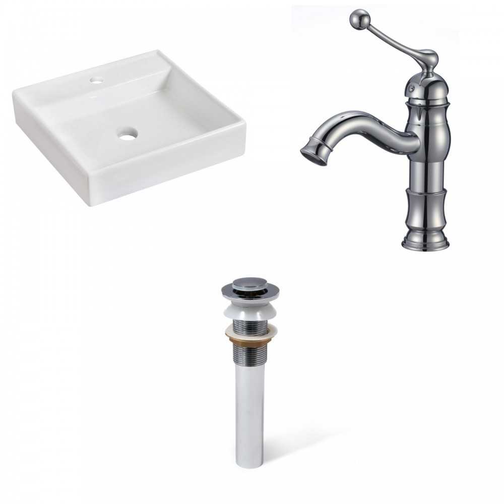 17.5-in. W Bathroom Vessel Sink Set_AI-33893