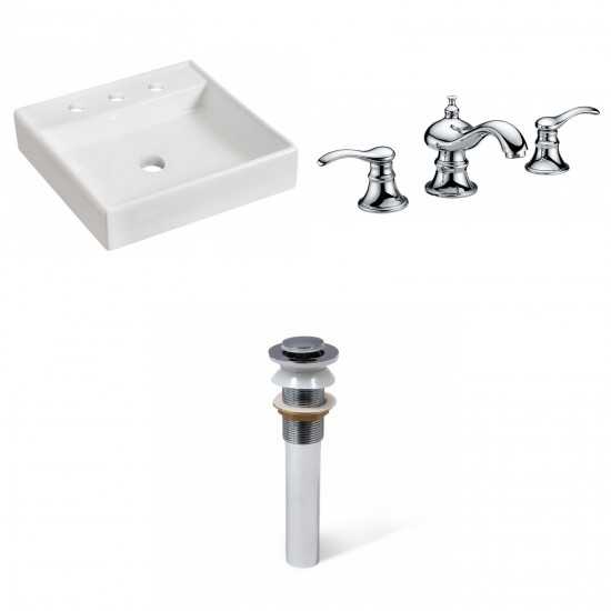 17.5-in. W Bathroom Vessel Sink Set_AI-33901