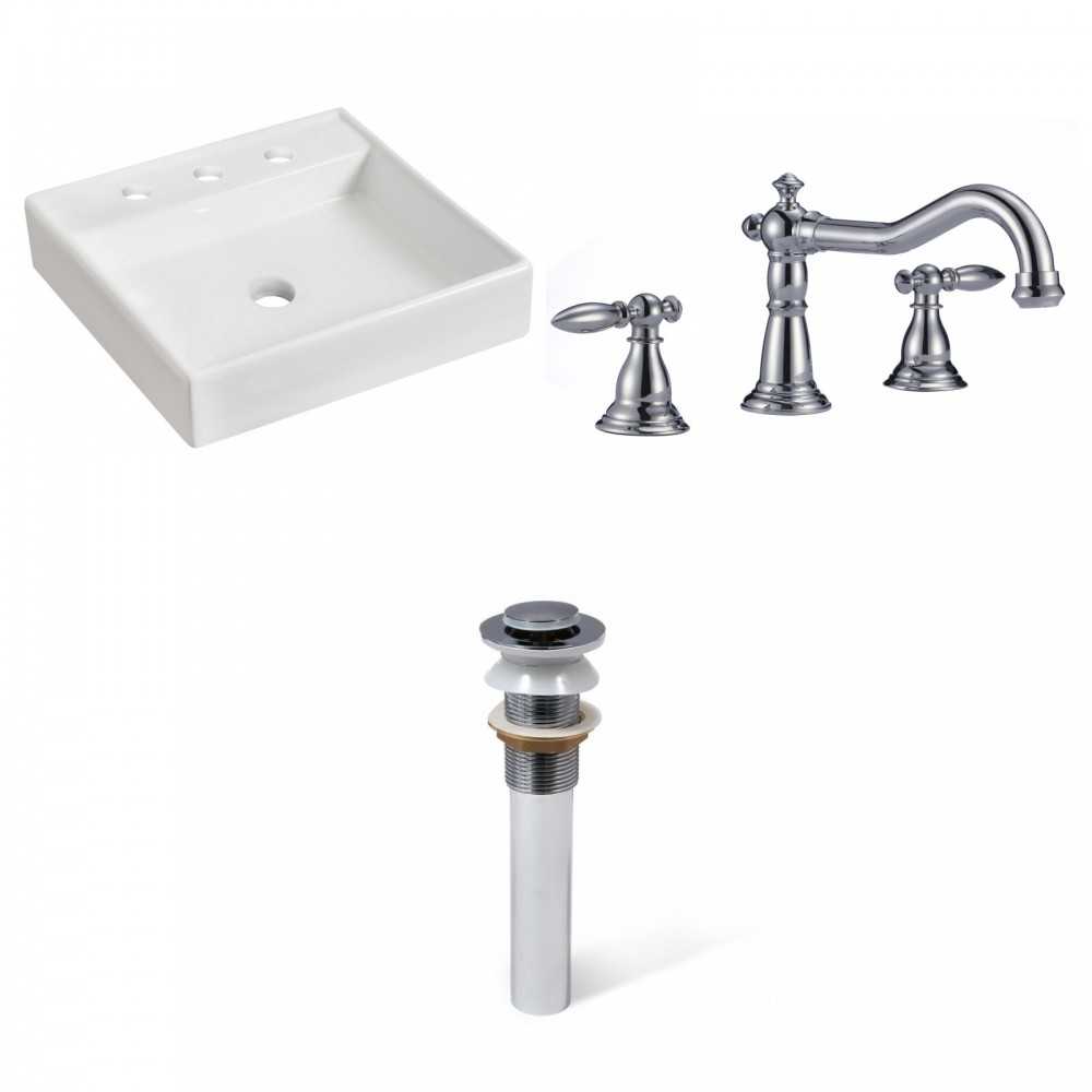 17.5-in. W Bathroom Vessel Sink Set_AI-33904