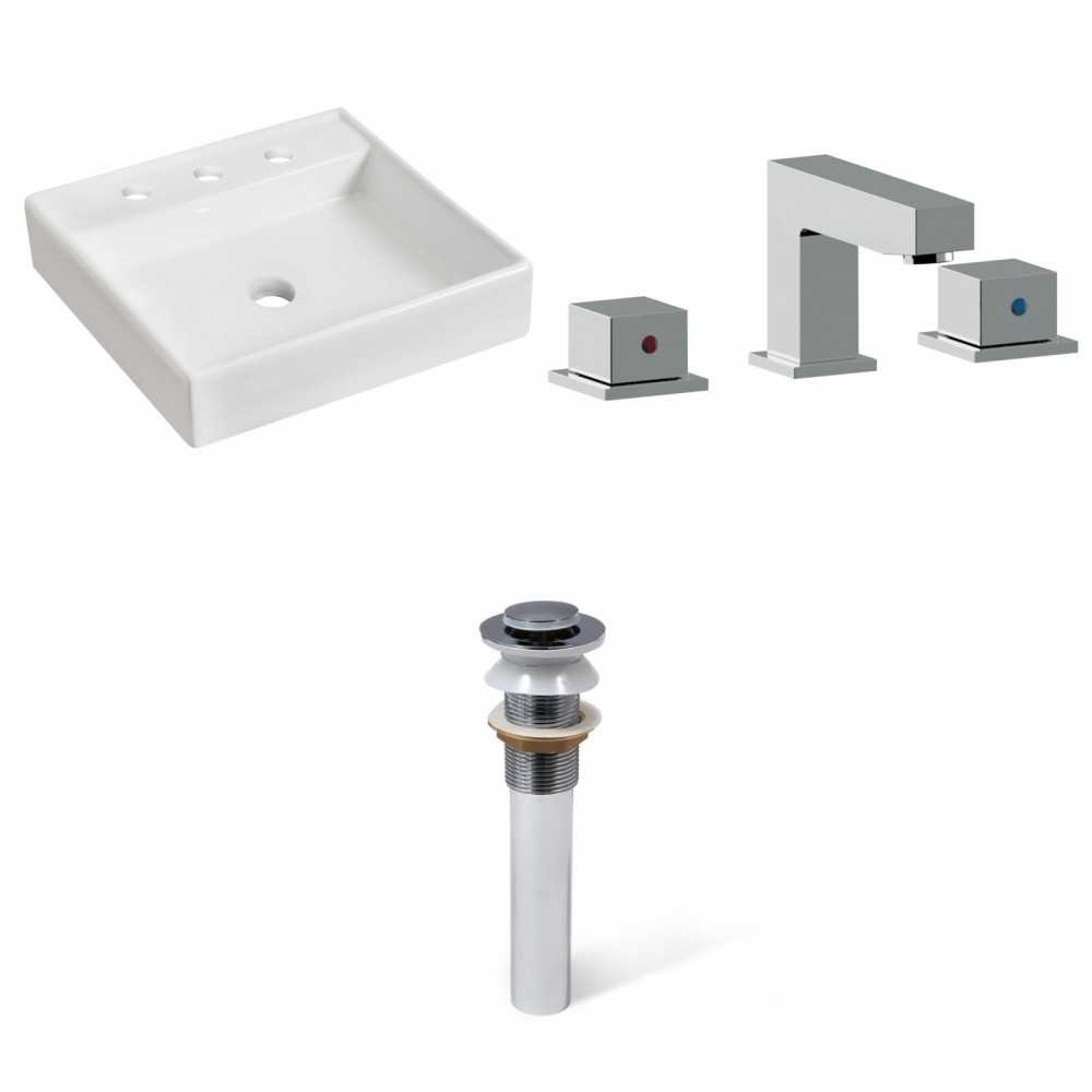 17.5-in. W Bathroom Vessel Sink Set_AI-33906