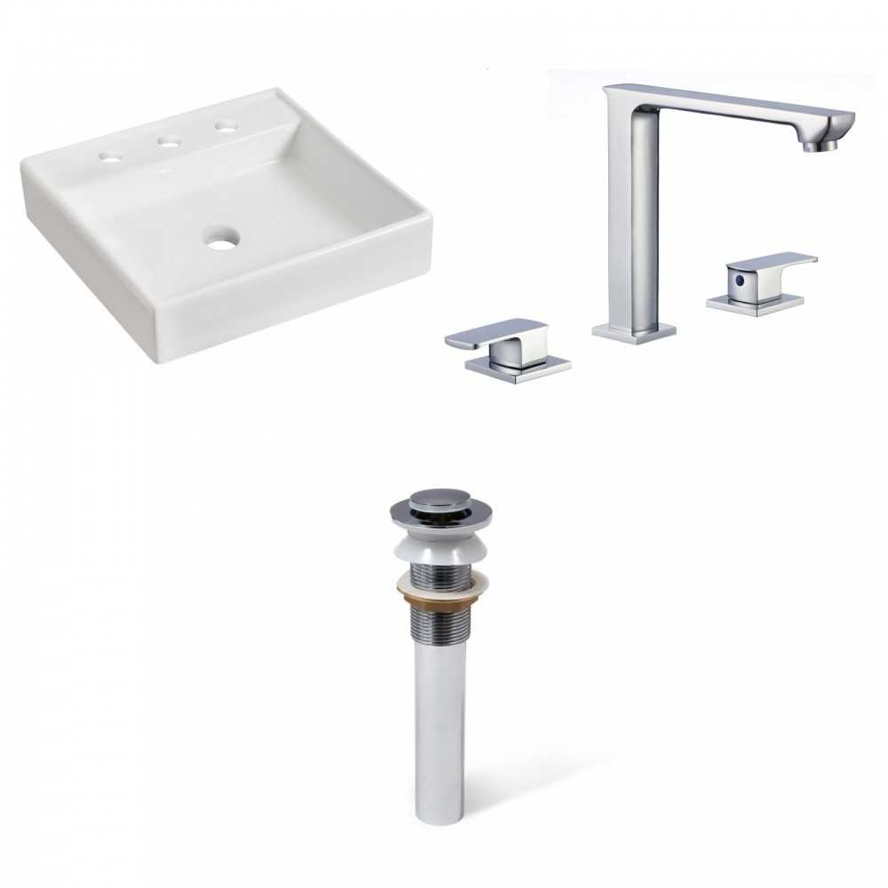 17.5-in. W Bathroom Vessel Sink Set_AI-33907