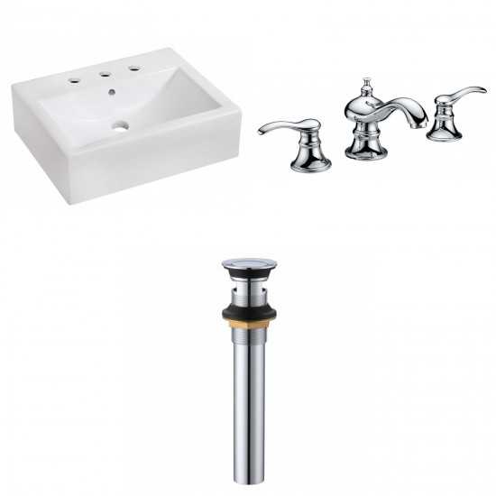 20.25-in. W Bathroom Vessel Sink Set_AI-33935