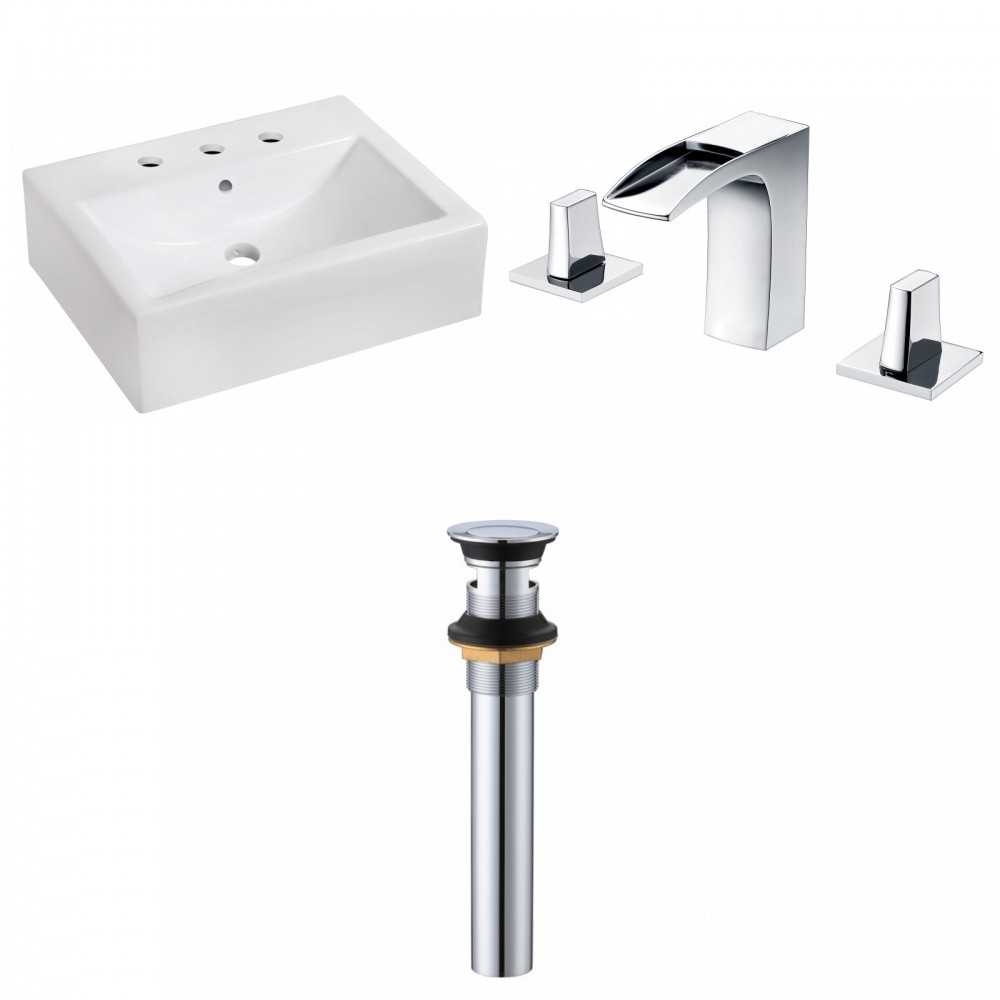 20.25-in. W Bathroom Vessel Sink Set_AI-33937