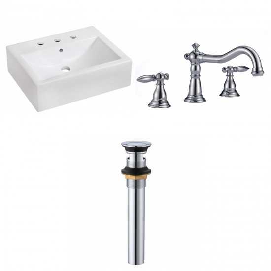 20.25-in. W Bathroom Vessel Sink Set_AI-33938