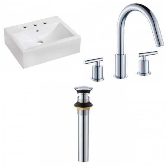 20.25-in. W Bathroom Vessel Sink Set_AI-33939