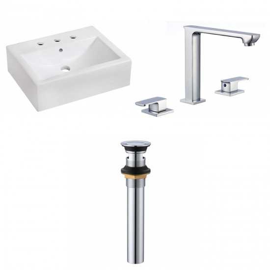 20.25-in. W Bathroom Vessel Sink Set_AI-33941