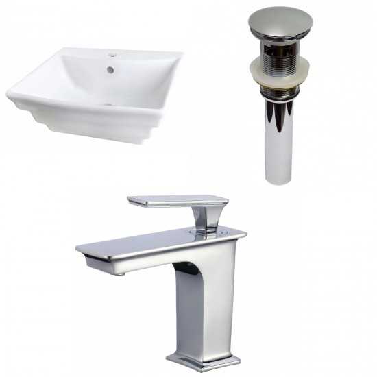 19.75-in. W Bathroom Vessel Sink Set_AI-33955