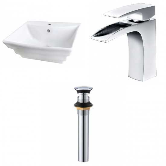 19.75-in. W Bathroom Vessel Sink Set_AI-33960