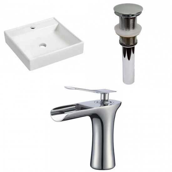 17.5-in. W Bathroom Vessel Sink Set_AI-34000