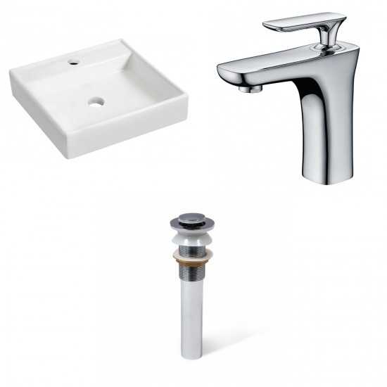 17.5-in. W Bathroom Vessel Sink Set_AI-34005