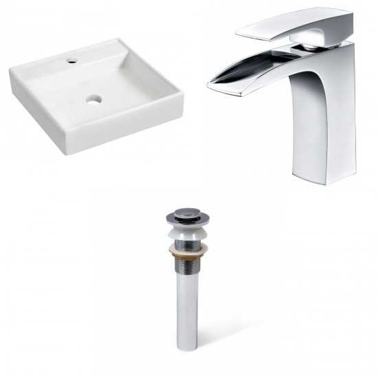 17.5-in. W Bathroom Vessel Sink Set_AI-34006