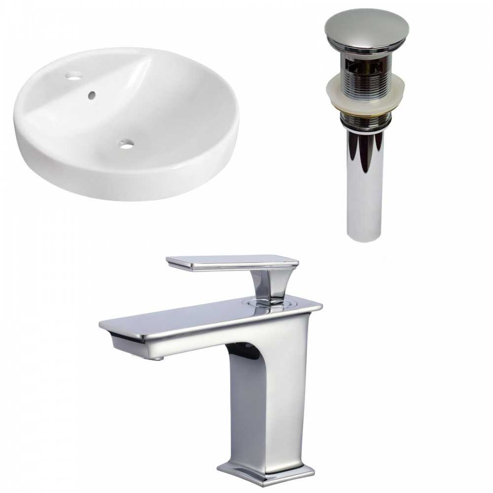 18.25-in. W Bathroom Vessel Sink Set_AI-34023