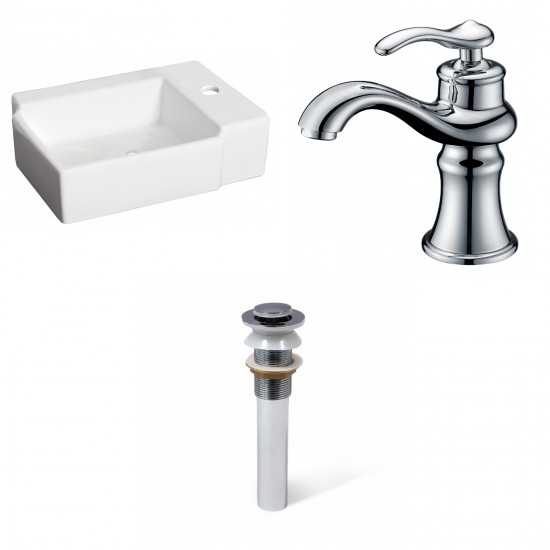 16.25-in. W Bathroom Vessel Sink Set_AI-34049