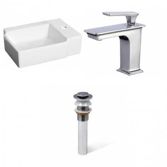 16.25-in. W Bathroom Vessel Sink Set_AI-34067