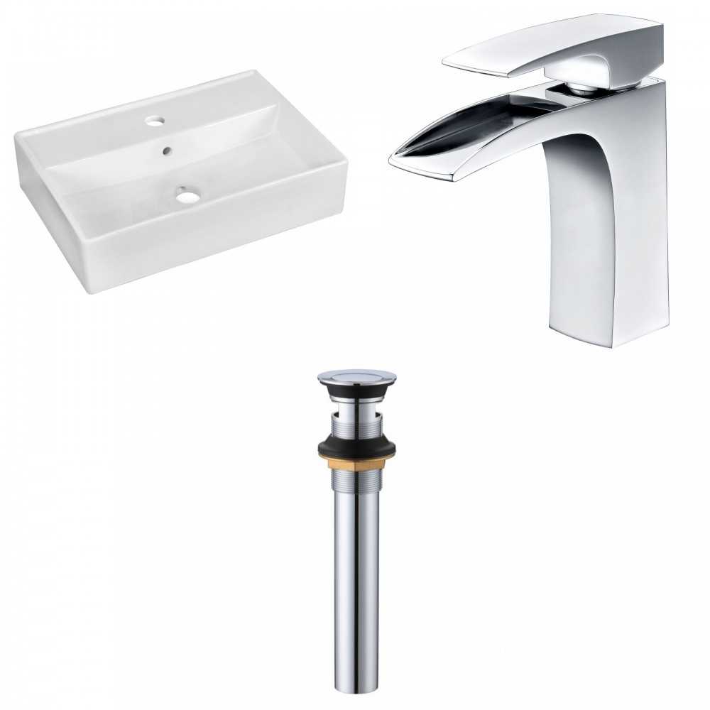 19.75-in. W Bathroom Vessel Sink Set_AI-34100