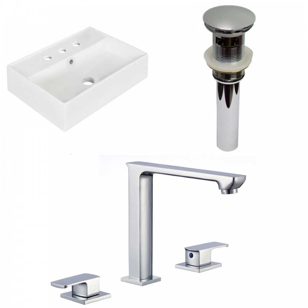 19.75-in. W Bathroom Vessel Sink Set_AI-34107
