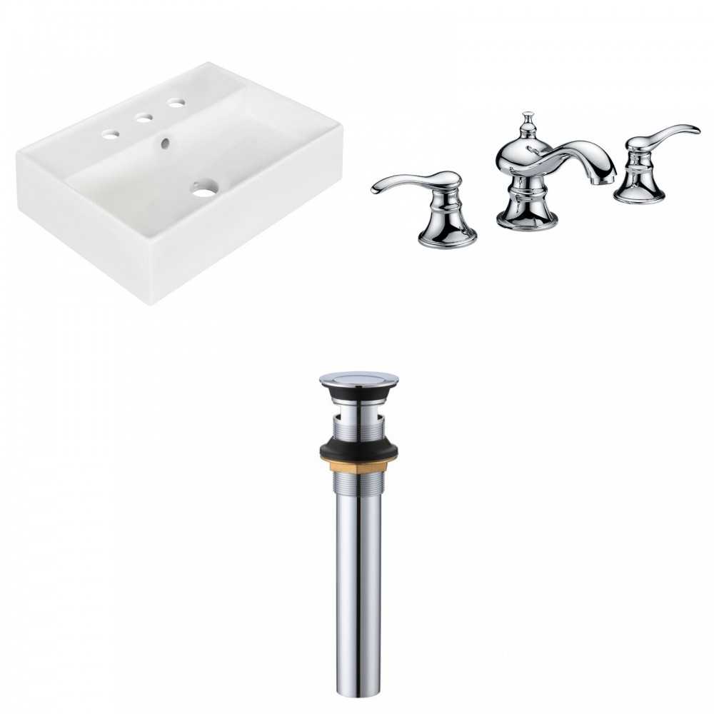 19.75-in. W Bathroom Vessel Sink Set_AI-34109
