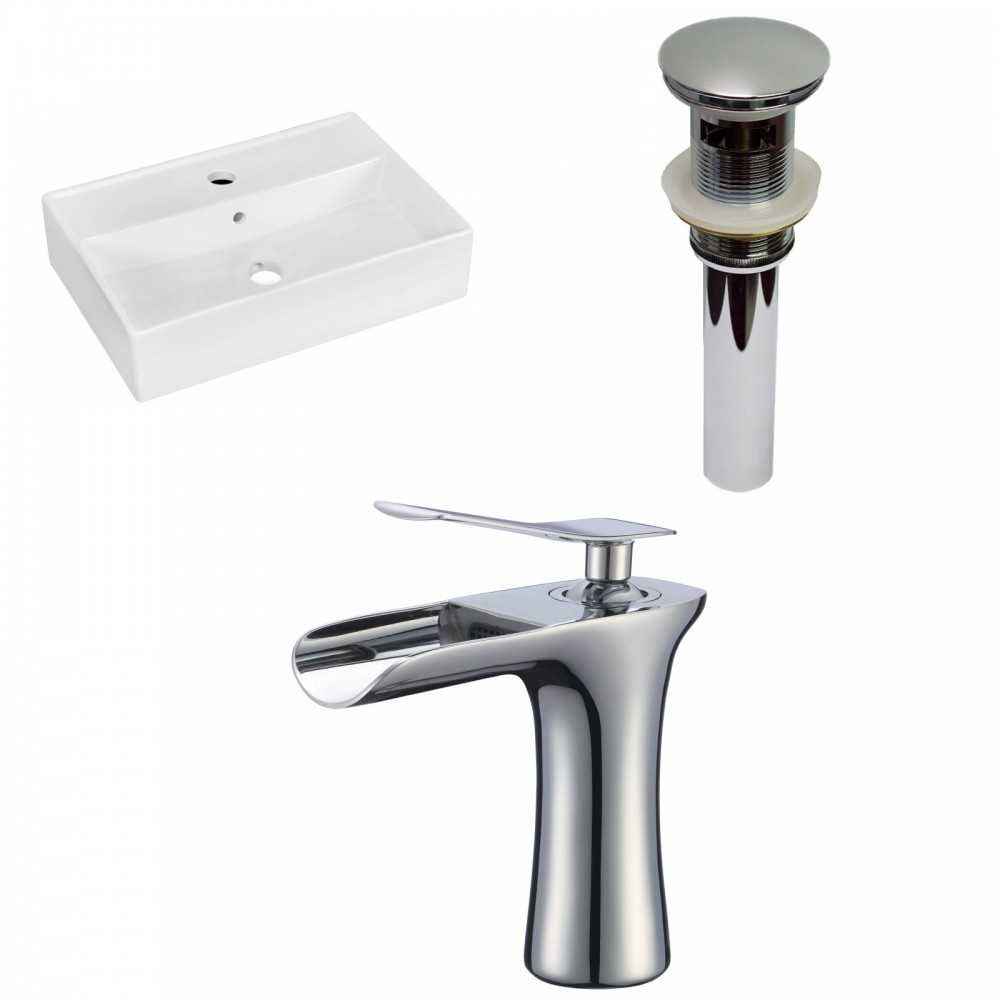 19.75-in. W Bathroom Vessel Sink Set_AI-34116