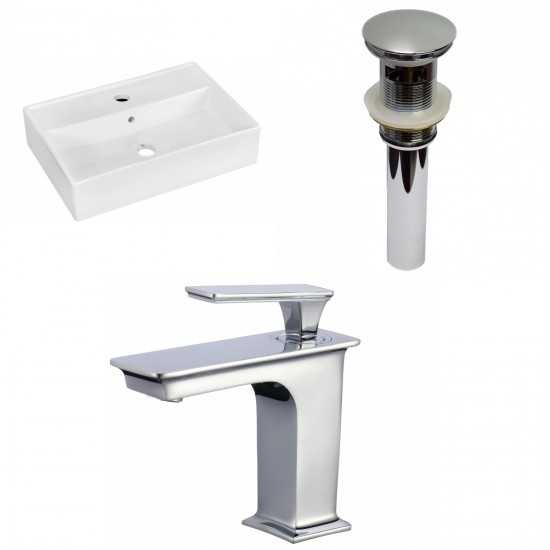 19.75-in. W Bathroom Vessel Sink Set_AI-34117