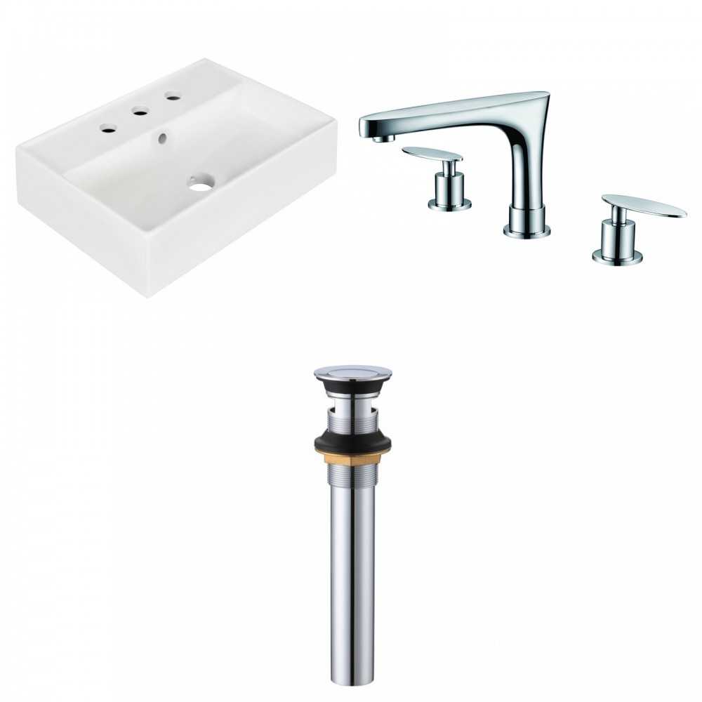 19.75-in. W Bathroom Vessel Sink Set_AI-34132