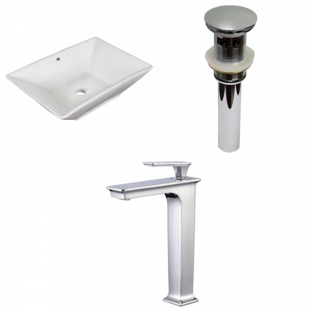 22-in. W Bathroom Vessel Sink Set_AI-34184