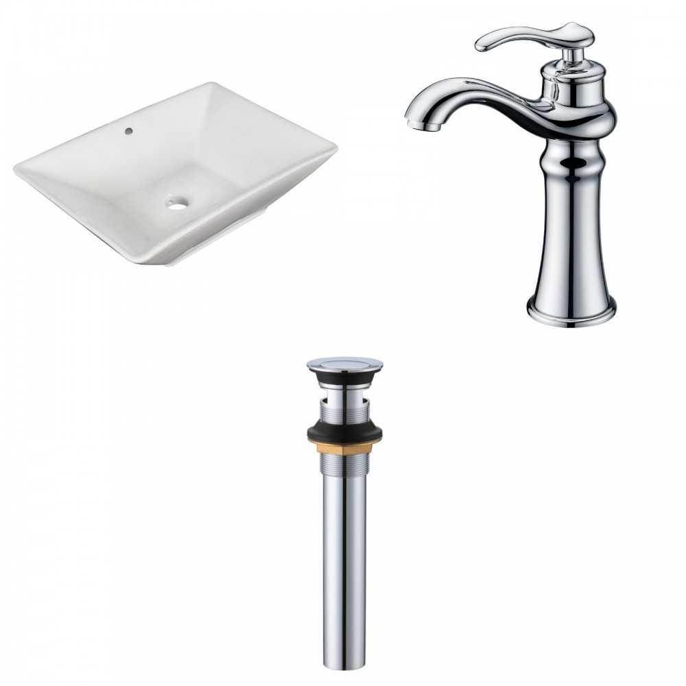 22-in. W Bathroom Vessel Sink Set_AI-34186