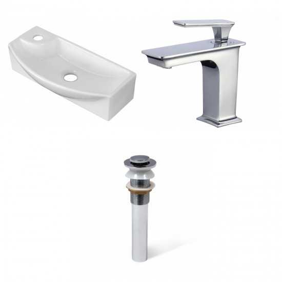 17.75-in. W Bathroom Vessel Sink Set_AI-34200