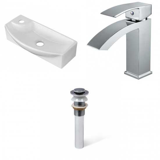 17.75-in. W Bathroom Vessel Sink Set_AI-34202