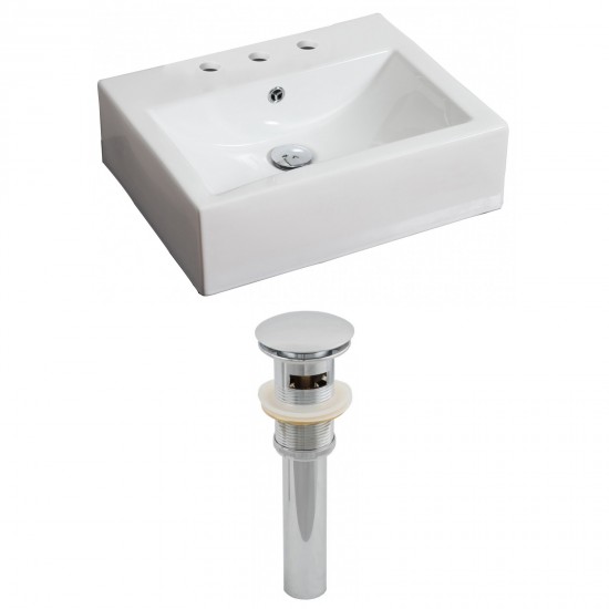 21-in. W Bathroom Vessel Sink Set_AI-14824