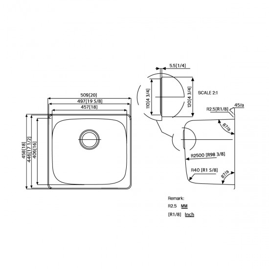 20-in. W Laundry Sink_AI-27595