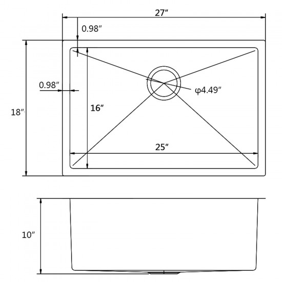 27-in. W Laundry Sink_AI-29394