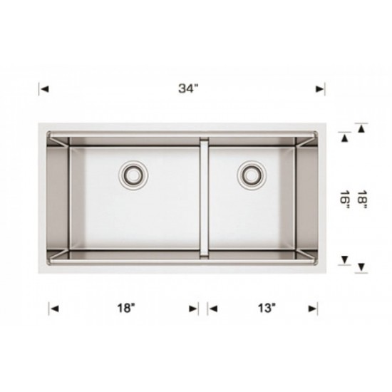 34-in. W Kitchen Sink_AI-34397