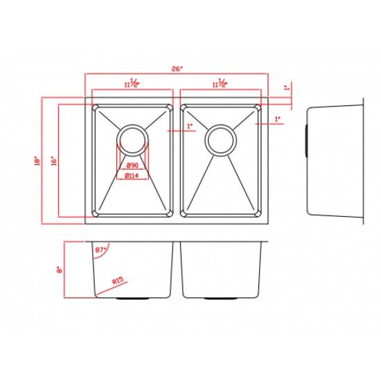 26-in. W Kitchen Sink_AI-34459