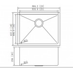 23-in. W Kitchen Sink_AI-34511