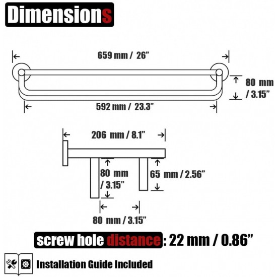 26-in. W Towel Bar_AI-34559